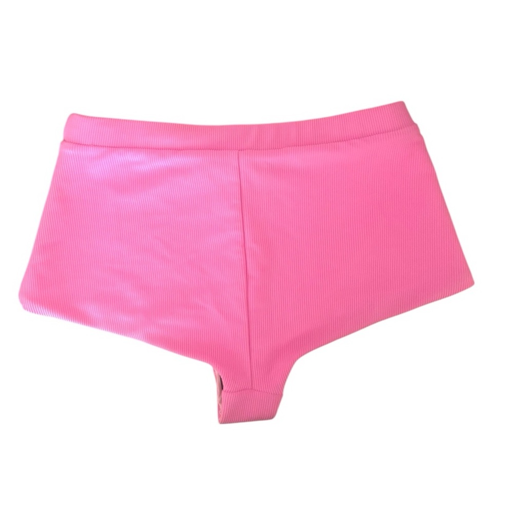 NWOT Beach Riot NYX Ribbed Bottom - Prism Pink - Picture 4 of 4